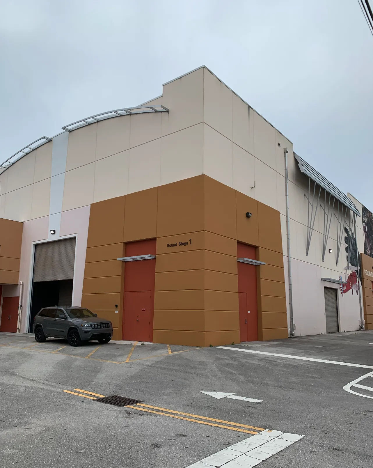 Exterior of the Soundstage 1 building